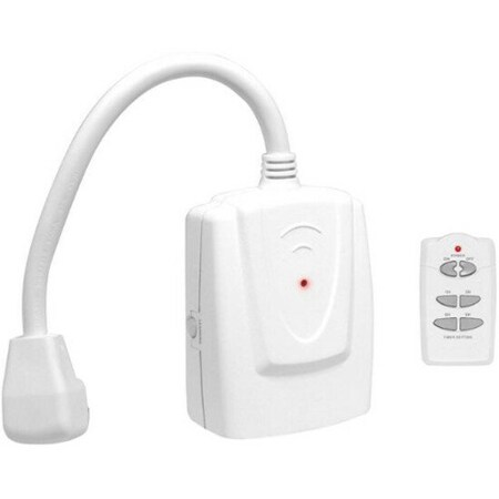 Inland Products Wireless Remote Control Wall Outlet 34001